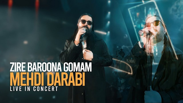 Zire Baroona Gomam (Live)