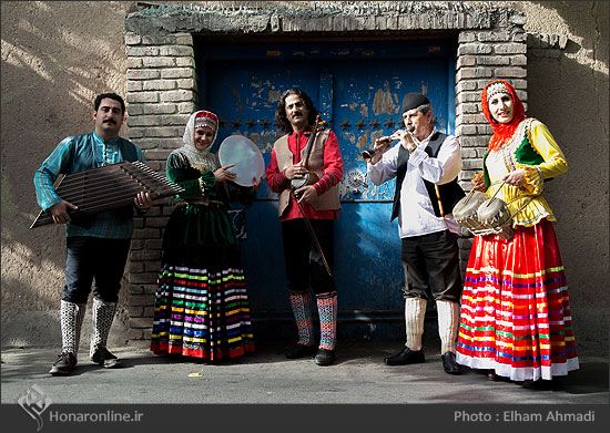 جشن خرمن ایتالیا با رقص گیله‌مردان ایرانی،